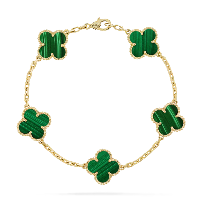 KLEEBLATT ARMBAND | SMARAGD