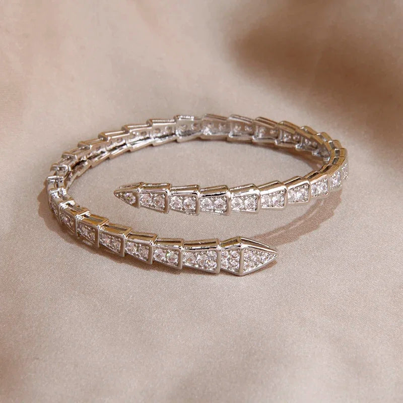 DELUXE SERPENT ARMBAND | SILBER