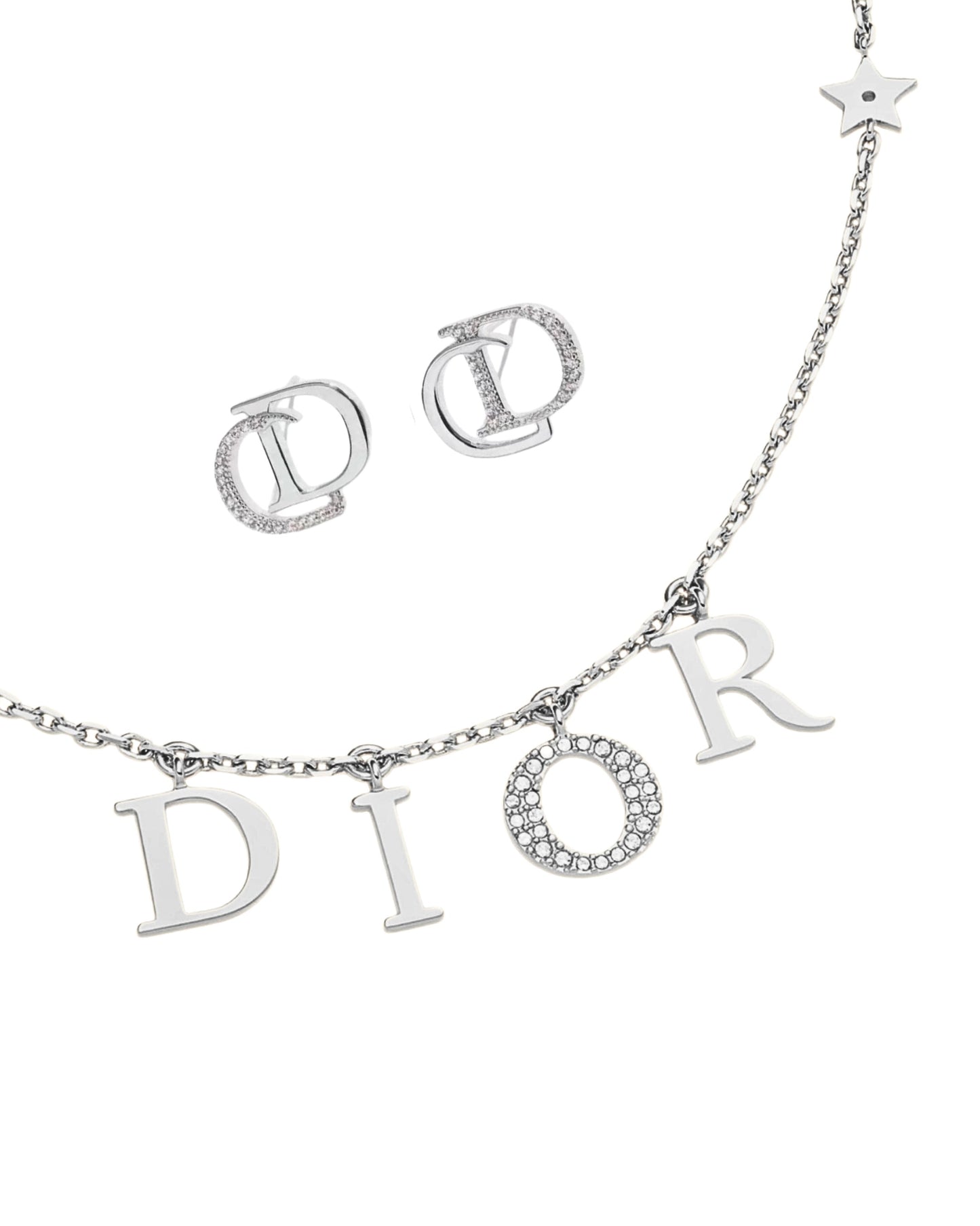 DC SET OHRRINGE + HALSKETTE | SILBER