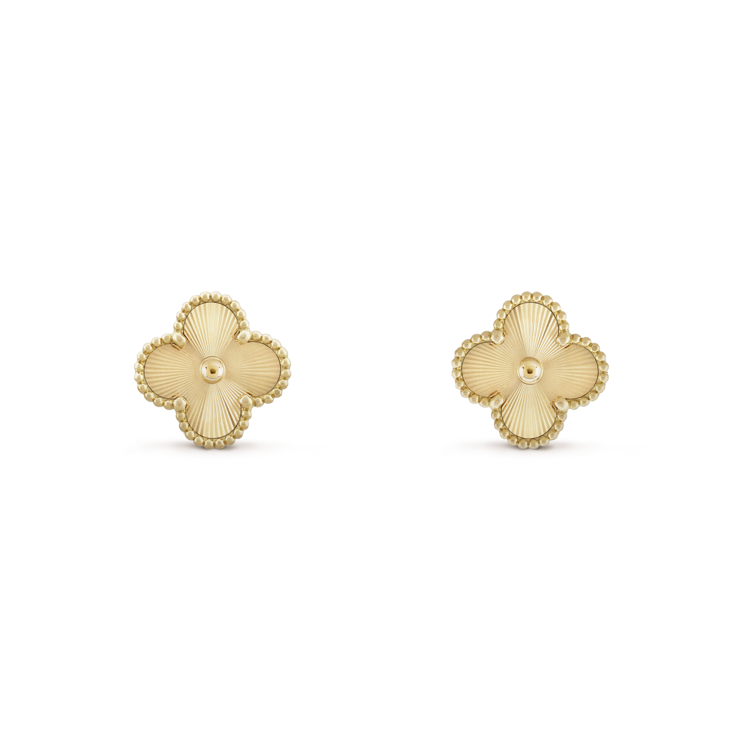 KLEEBLATT OHRRINGE | GOLD