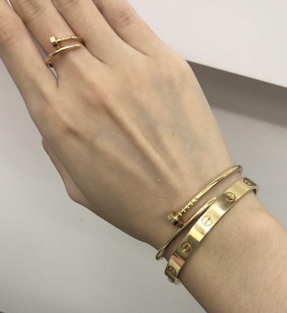 NAIL ARMBAND DÜNN | ROSÉGOLD