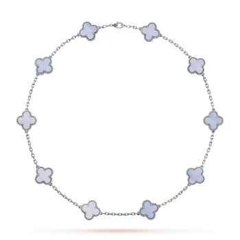 KLEEBLATT HALSKETTE 10 | LAVENDER JADE