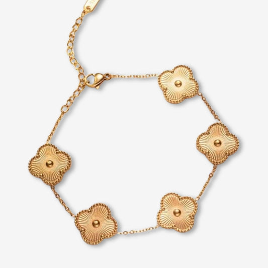 KLEEBLATT DELUXE ARMBAND | GOLD
