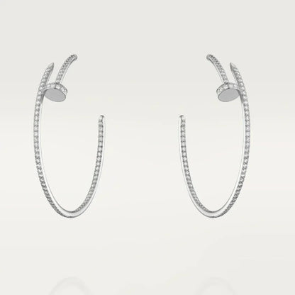 NAIL OHRRINGE DIAMANT | SILBER