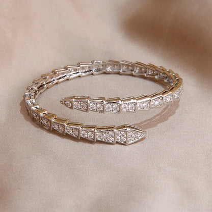 DELUXE SERPENT ARMBAND | SILBER