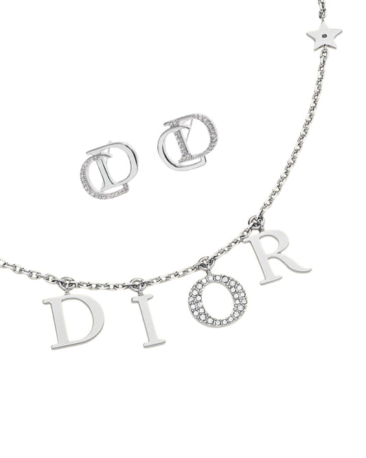 DC SET OHRRINGE + HALSKETTE | SILBER